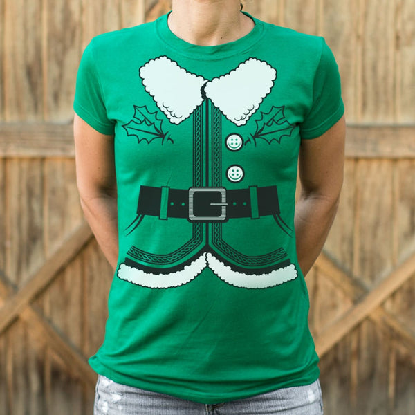 Santa's Elf Costume Women's T-Shirt