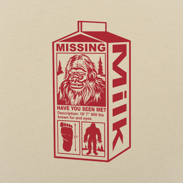 Sasquatch Milk Carton Men's T-Shirt