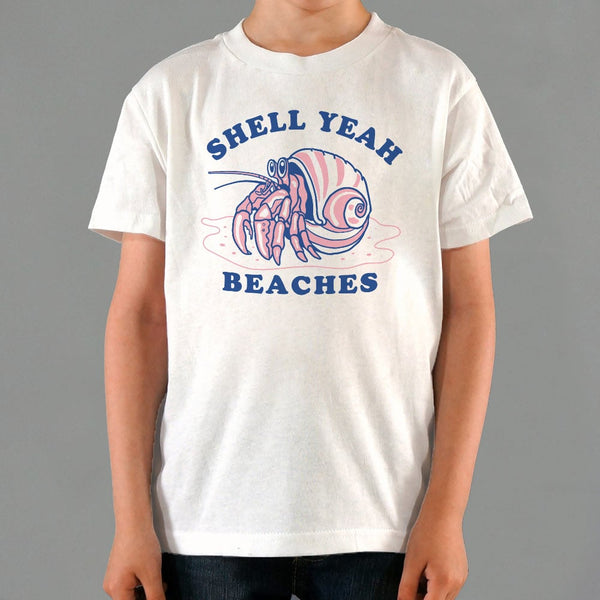 Shell Yeah Beaches Kids' T-Shirt