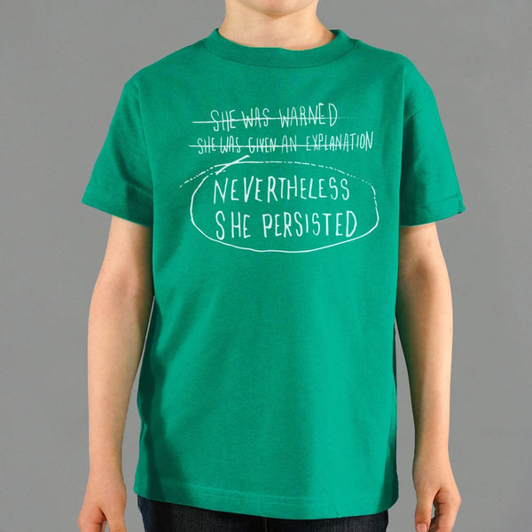 She Persisted Kids' T-Shirt