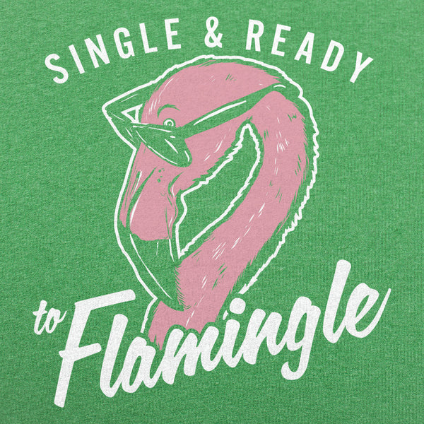 Single Flamingle  Men's T-Shirt