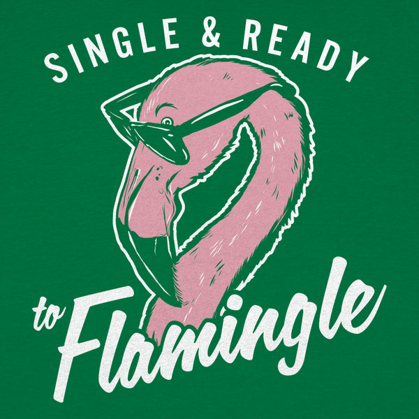 Single Flamingle  Men's T-Shirt