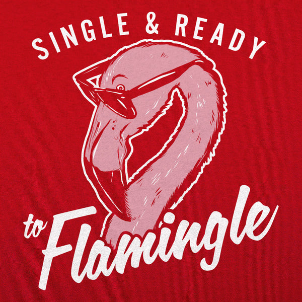 Single Flamingle  Men's T-Shirt