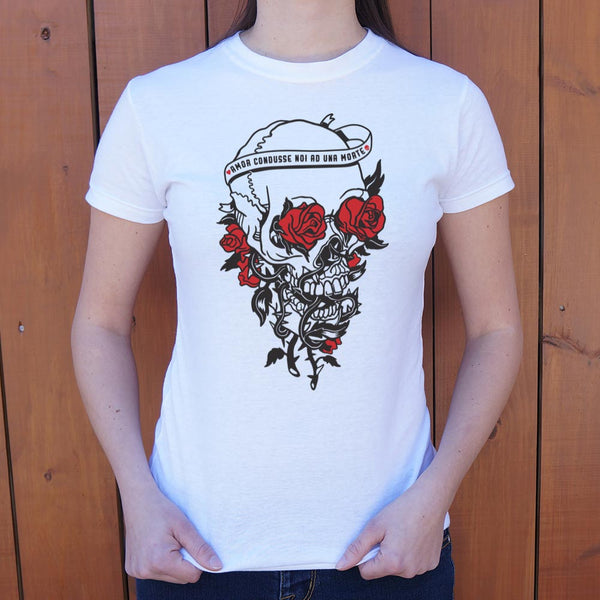 Skull And Roses Women's T-Shirt