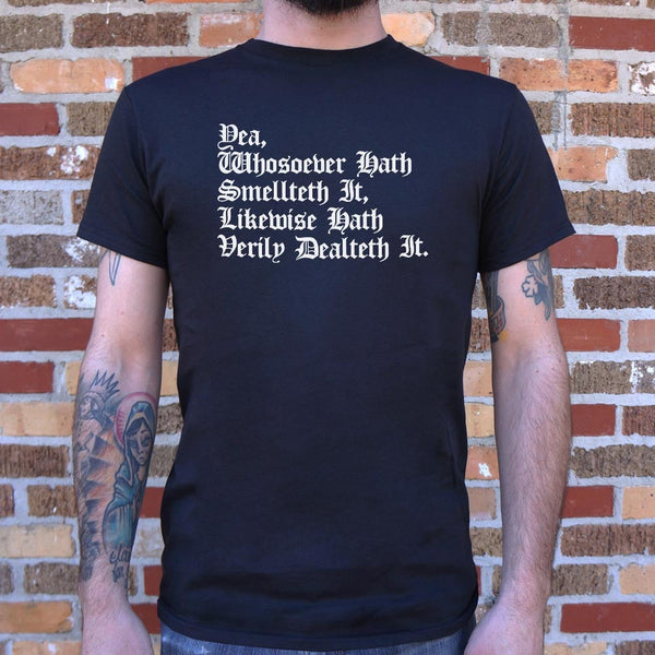 Smellteth Dealteth Men's T-Shirt