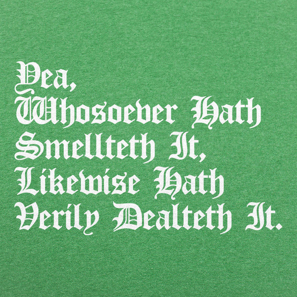 Smellteth Dealteth Men's T-Shirt