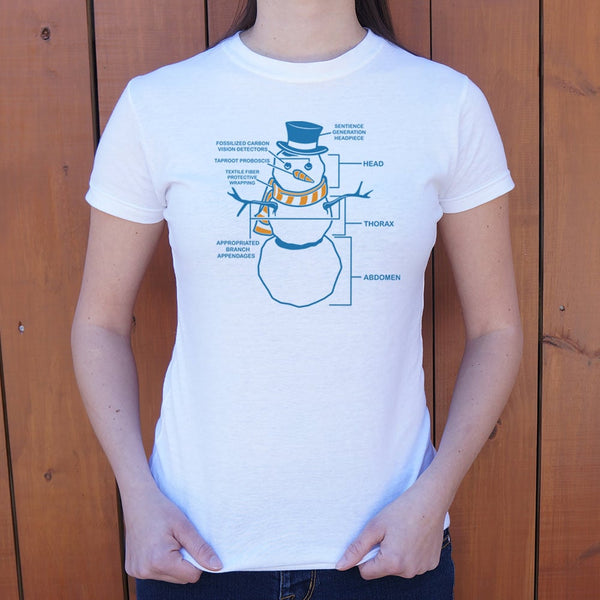 Snowman Anatomy Women's T-Shirt