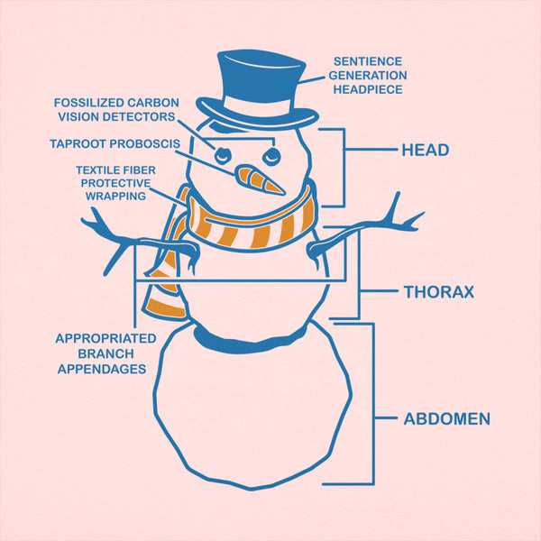 Snowman Anatomy Women's T-Shirt