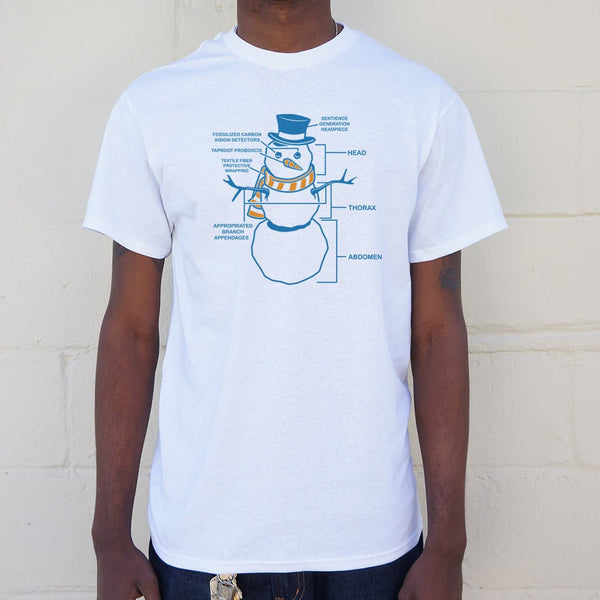 Snowman Anatomy Men's T-Shirt