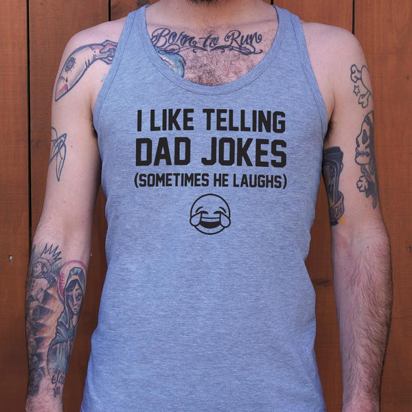Telling Dad Jokes Men's Tank Top