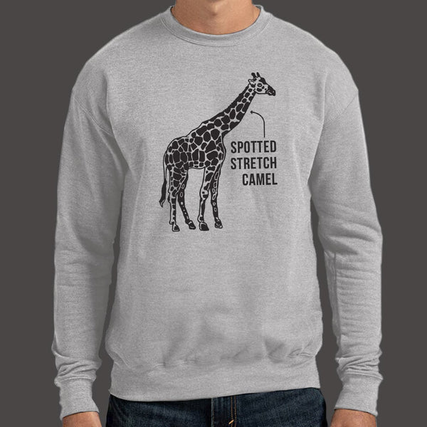 Spotted Stretch Camel Sweater