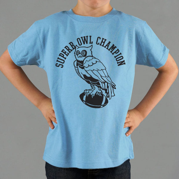 Superb Owl Champion Kids' T-Shirt