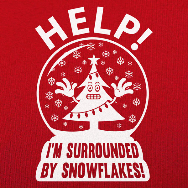 Surrounded By Snowflakes Women's T-Shirt