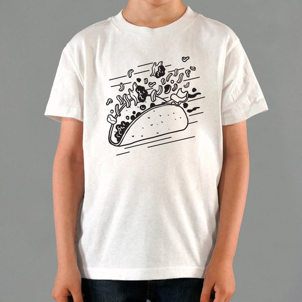 Taco In The Wind Kids' T-Shirt