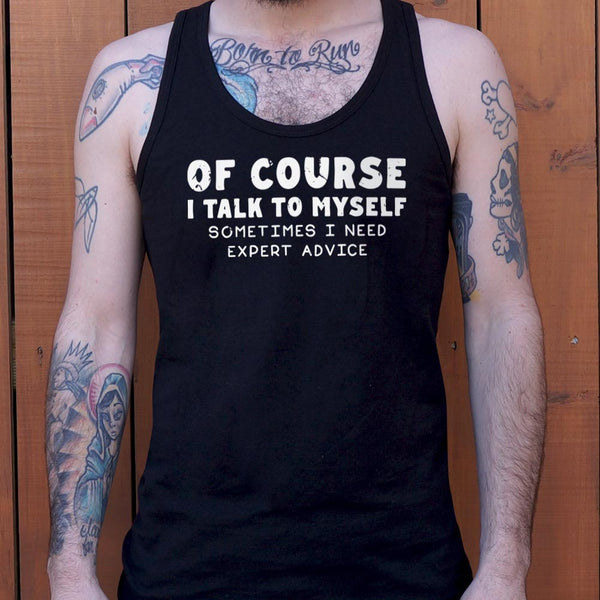 Talk To Myself Men's Tank Top