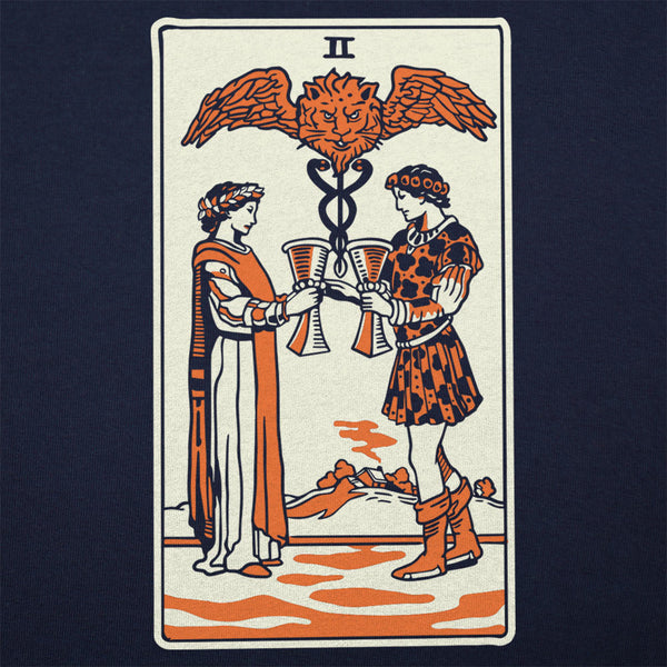 Tarot Two Of Cups Men's T-Shirt