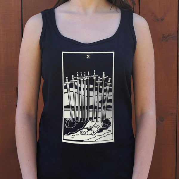 Tarot Ten of Swords Women's Tank Top