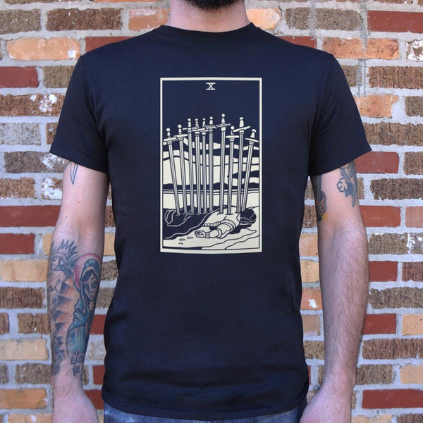 Tarot Ten of Swords Men's T-Shirt