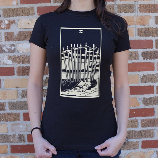 Tarot Ten of Swords Women's T-Shirt