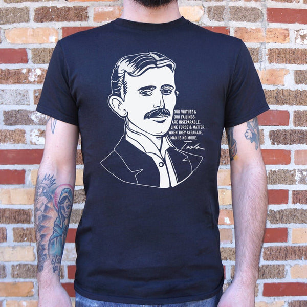 Tesla Quote  Men's T-Shirt