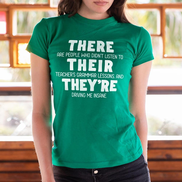There Their They're Women's T-Shirt