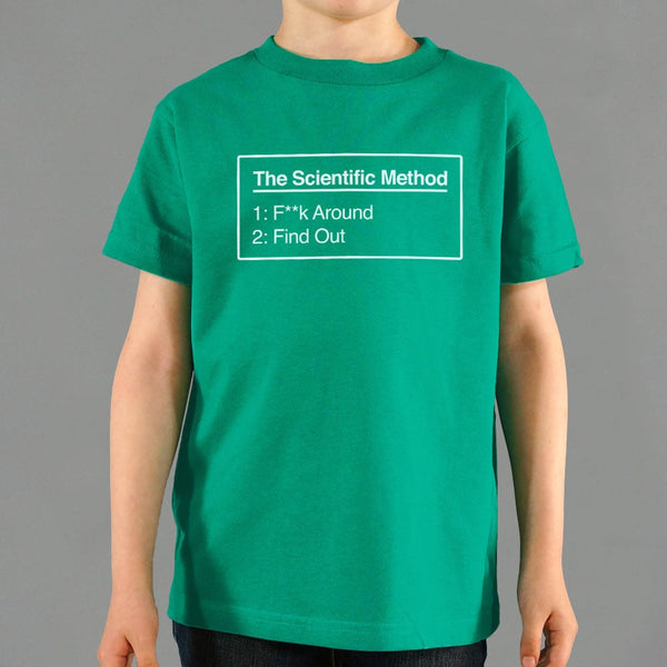 Scientific Method, Find Out Kids' T-Shirt