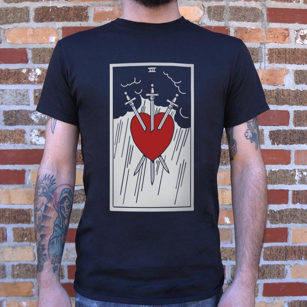 Tarot Three Of Swords Men's T-Shirt