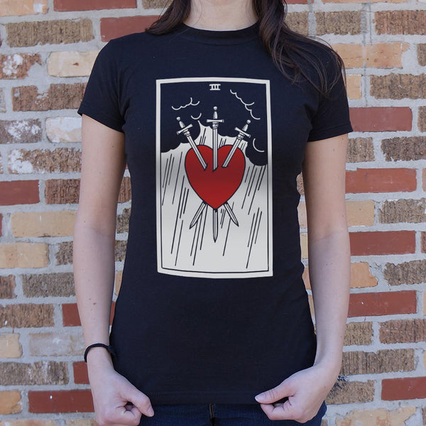 Tarot Three Of Swords Women's T-Shirt