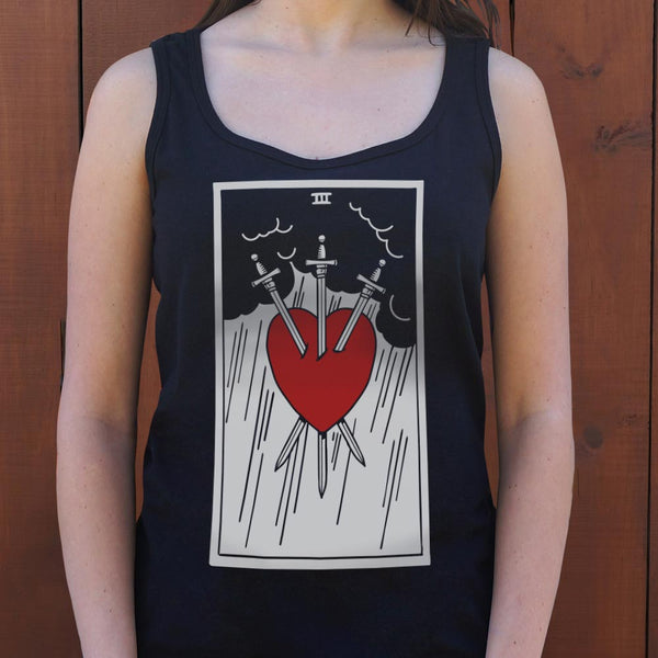 Tarot Three Of Swords Women's Tank Top