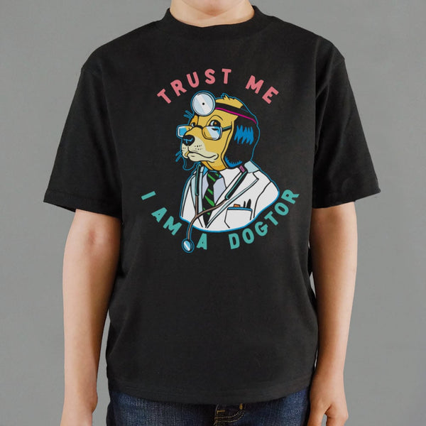 Trust Me Dogtor Full Color Kids' T-Shirt