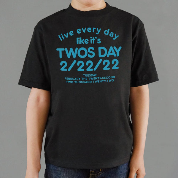 Twos Day 2/22/22 Kids' T-Shirt