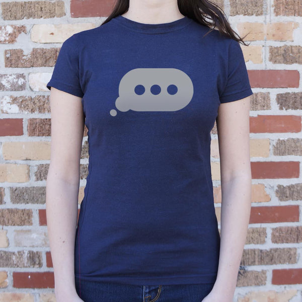 Typing Bubble Women's T-Shirt