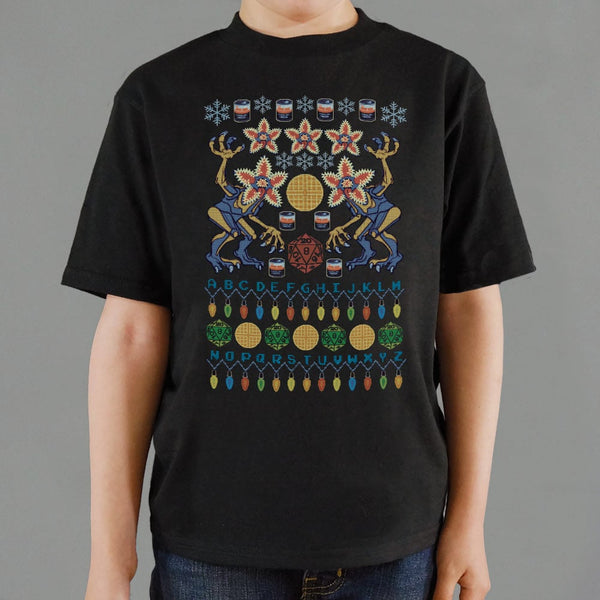 Upside Down Sweater Graphic Kids' T-Shirt