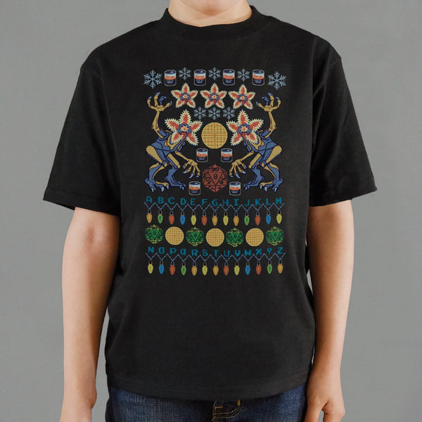 Upside Down Sweater Full Color Kids' T-Shirt