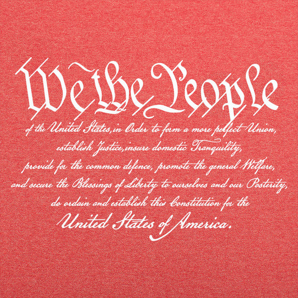 US Constitution Preamble Men's T-Shirt