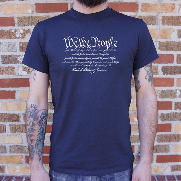 US Constitution Preamble Men's T-Shirt