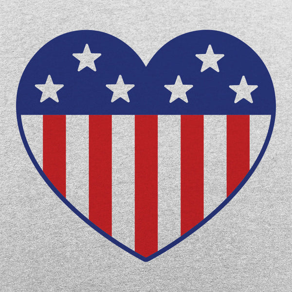 US Flag Heart Men's T-Shirt