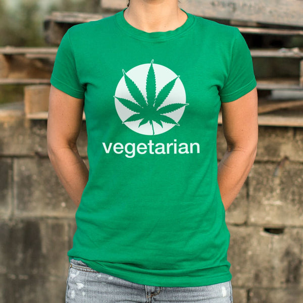 Vegetarian Sweet Leaf Women's T-Shirt