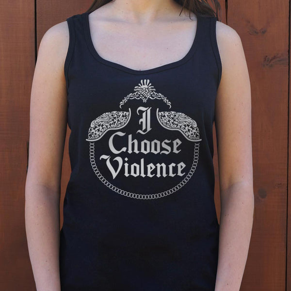 I Choose Violence Women's Tank Top