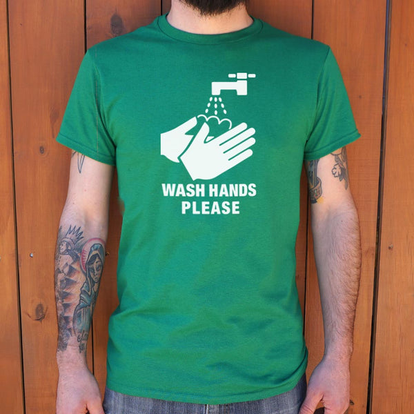 Wash Hands Please Men's T-Shirt