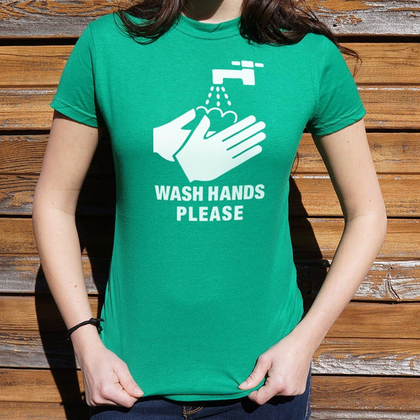 Wash Hands Please Women's T-Shirt