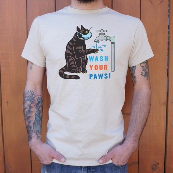 Wash Your Paws Full Color Men's T-Shirt