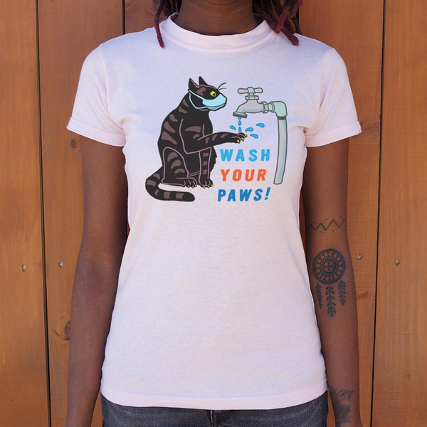 Wash Your Paws Full Color Women's T-Shirt