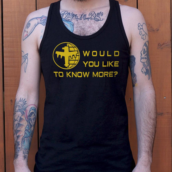 Like To Know More Men's Tank Top