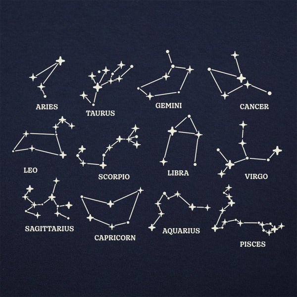 Zodiac Constellations Men's T-Shirt