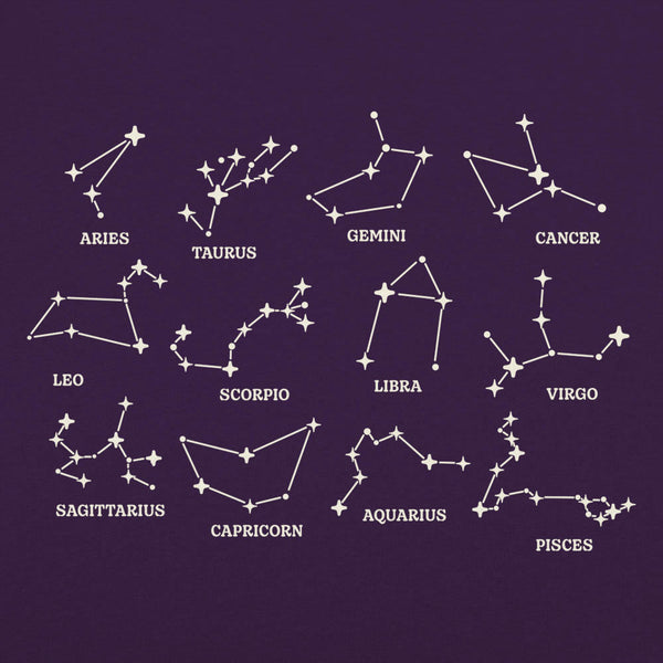 Zodiac Constellations Men's T-Shirt