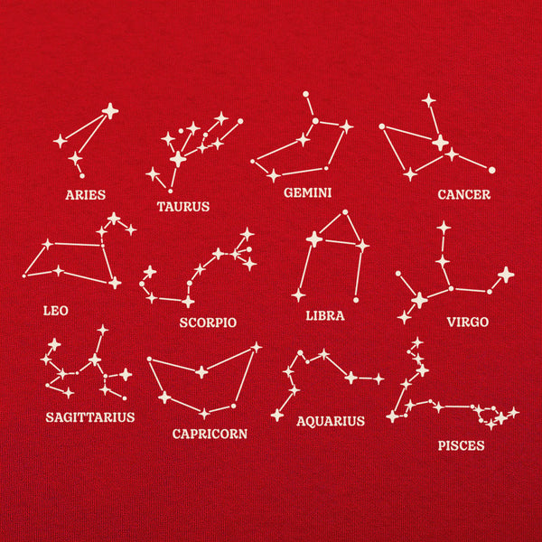 Zodiac Constellations Men's T-Shirt